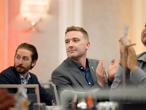 Education minister Jeremy Cockrill attends the Saskatchewan School Boards Association meeting at the Sheraton Cavalier.