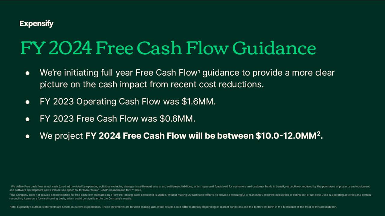 FY2024FreeCashFlowGuidance