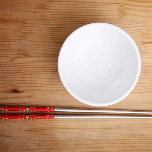 Chopstick placement