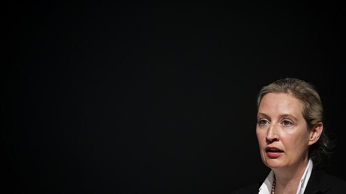 Alice Weidel, AfD-Parteichefin, spricht auf dem Neujahrsempfang der AfD Duisburg.