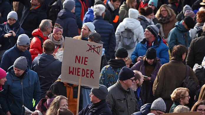 Großdemo gegen rechts in München im Januar: Viele gingen gegen die AfD auf die Straße.