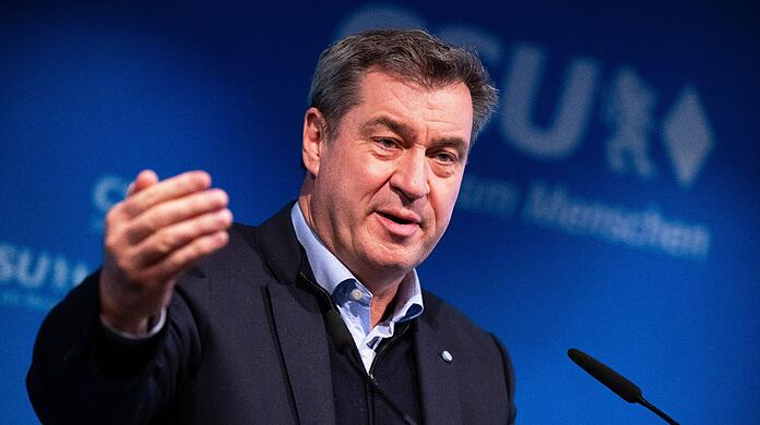 Markus Söder (CSU), Ministerpräsident von Bayern und Parteivorsitzender.