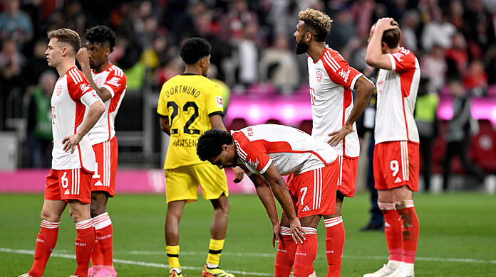 Der FC Bayern verliert nach einem lustlosen Auftritt gegen Borussia Dortmund mit 0:2.