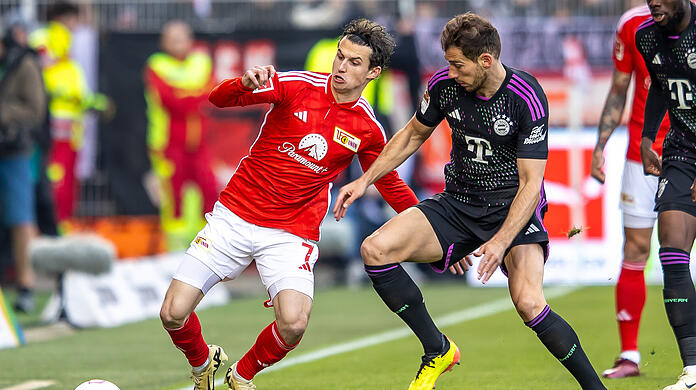 Immer zur Stelle: Leon Goretzka mit einem herausragenden Spiel gegen Union Berlin