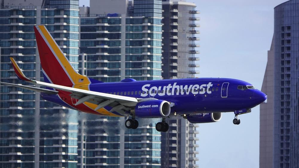 Flugzeughersteller: Ein Flugzeug vom Typ Boeing 737 der Fluglinie Southwest Airlines (Aufnahme von 2020)