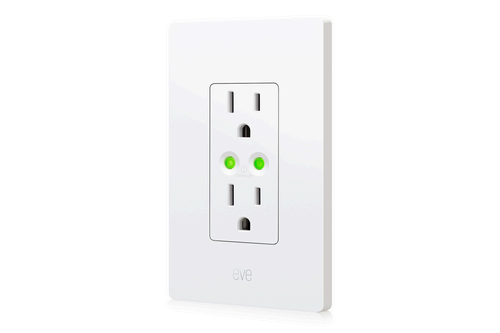 The Eve Energy Outlet on a white background.