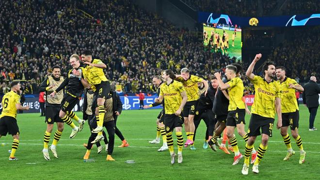 Fotografie: Borussia Dortmund erreicht zum ersten Mal seit 2013 wieder das Champions-League-Halbfinale.