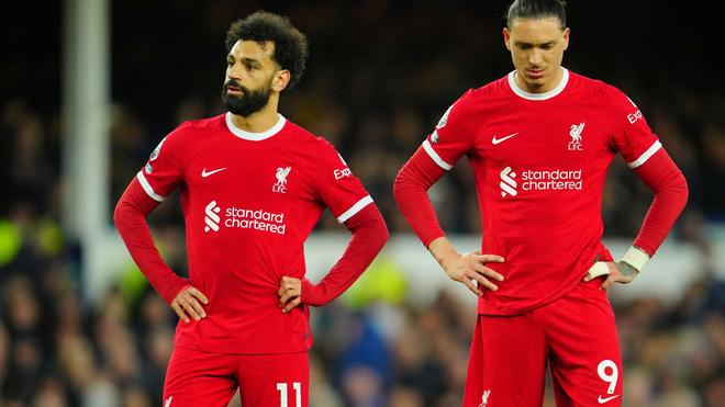 Premier League: Liverpool kassierte im Derby beim FC Everton eine herbe Niederlage.