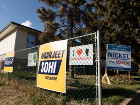 Election signs