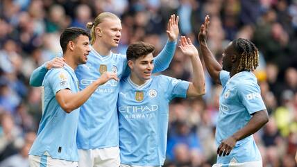 Manchester City gab sich gegen Luton Town keine Blöße.