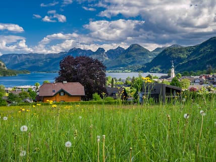 Idyllische Natur erwartet die Besucher von St. Gilgen am Wolfgangsee.