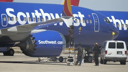 Ein Flugzeug der Southwest Airlines. (Symbolfoto)