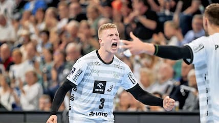 Sven Ehrig war beim Sieg über den HC Erlangen mit sechs Toren bester Feldtorschütze des THW Kiel.