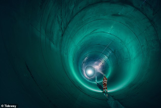 Completed: The 15-mile Thames Tideway Tunnel, or super-sewer, designed to slash toxic discharges into the Thames is finally ready for use