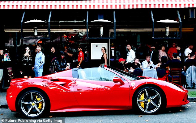 Hot wheels: A flashy sports car like this Ferrari might seem like the perfect way to celebrate scooping the jackpot - but many Lottery winners end up with buyers regret