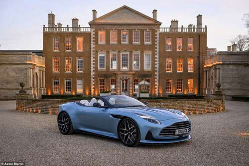 Is this the ultimate open-top super tourer? Feast your eyes on the Aston Martin DB12 Volante - the British marque's new £200K luxury convertible