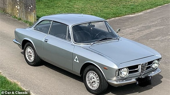 Pictured: A 1970 Alfa Romeo 1300 Junior GT