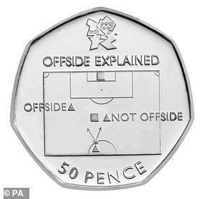 Rare: Of the circulated Olympic coins, the football design saw the least enter circulation