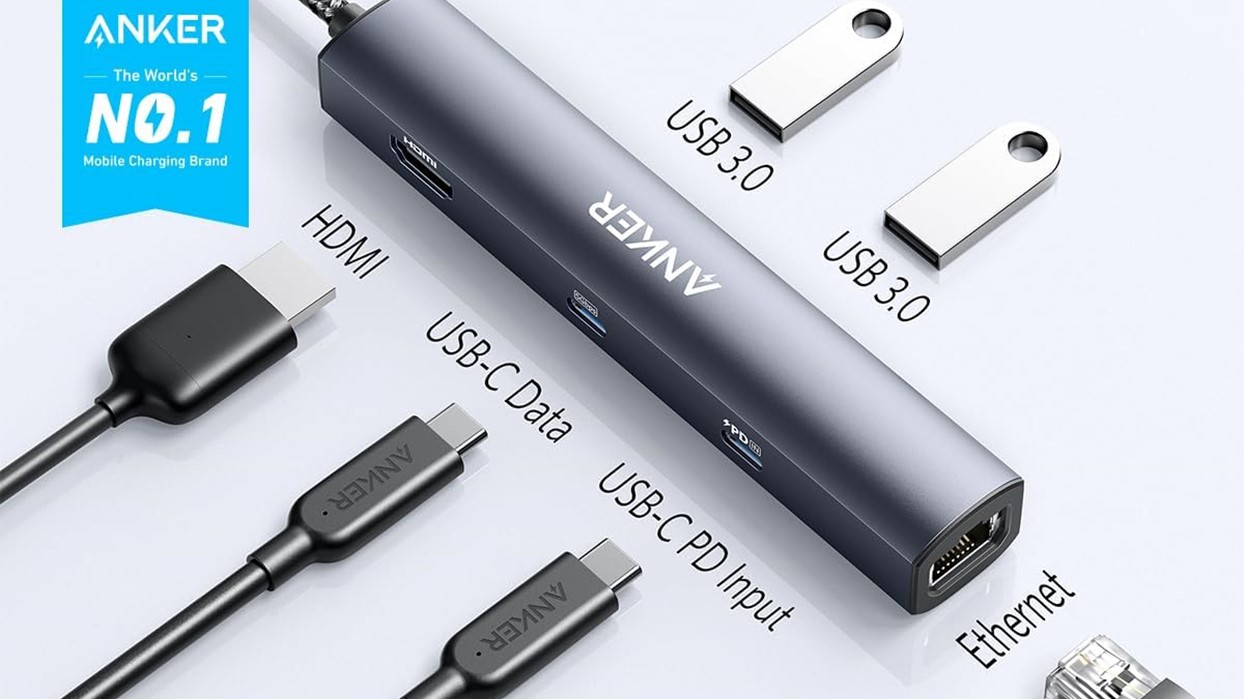 Anker 6 in 1 USB C Hub Promo Image