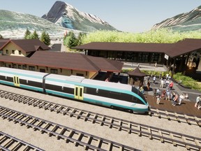 Calgary-Banff rail link