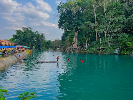 Lagune in Vang Vieng