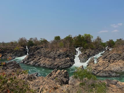 Wasserfälle im Süden von Don Det.