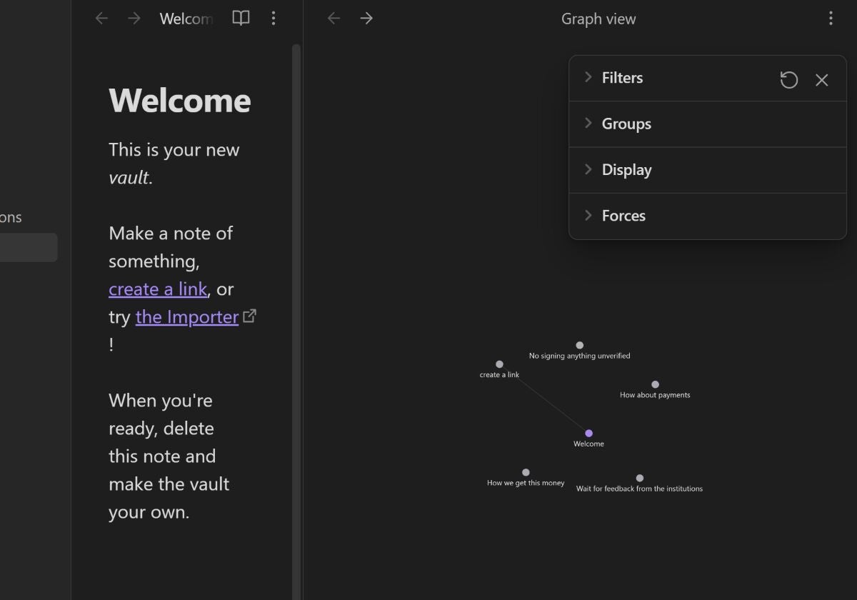 Connection of all my notes in graph view.