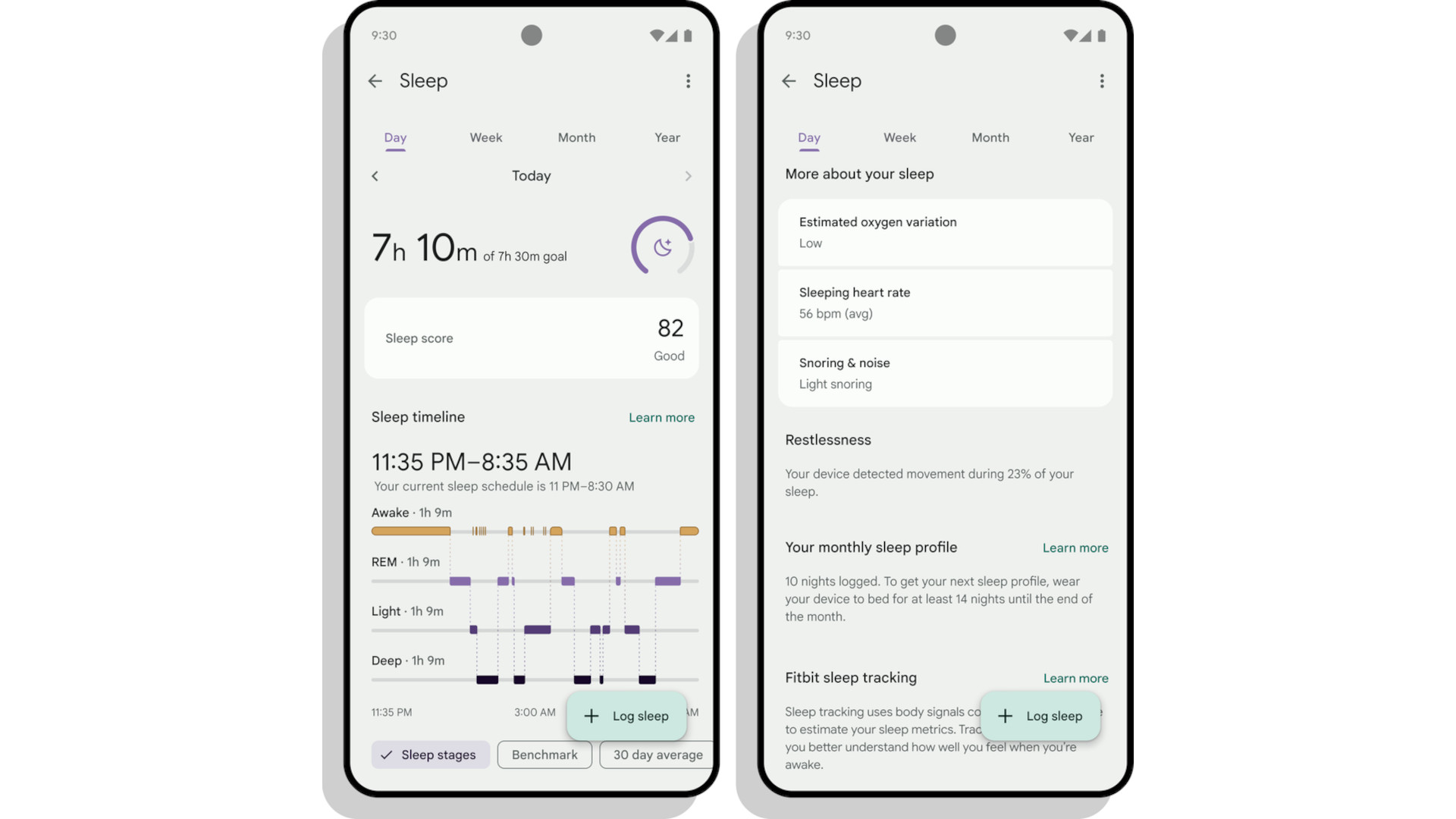 Fitbit sleep tracking redesign