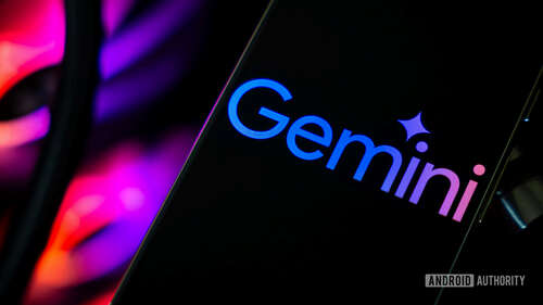 Google Gemini logo on smartphone stock photo (2)