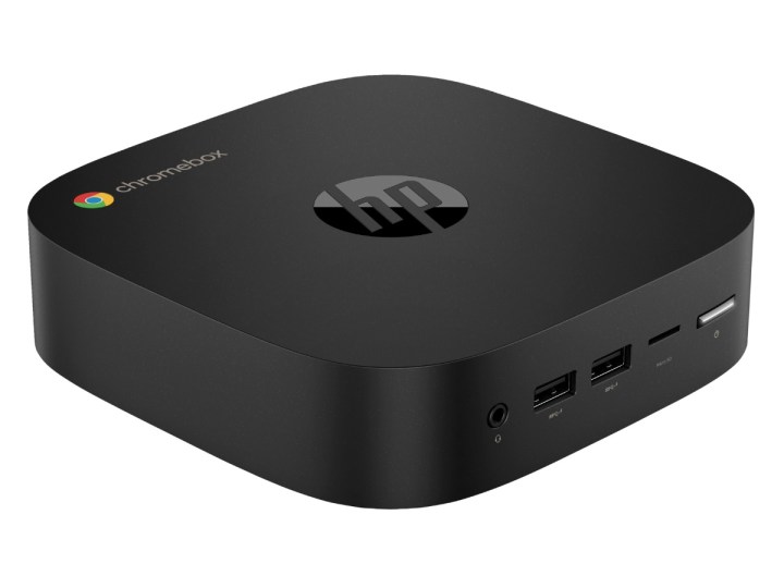 The HP Chromebox G4 on a white background.