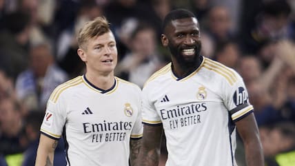 Wollen den Clásico mit Real gewinnen: Toni Kroos (l.) und Antonio Rüdiger