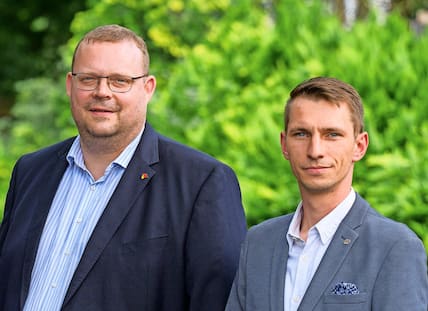 Der eine will den anderen beerben: Ansgar Schledde will Frank Rinck beim Parteitag in Unterlüß als Landesvorsitzender der AfD in Niedersachsen ablösen. 