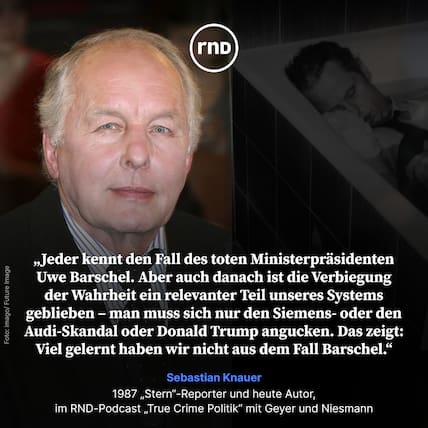 Sebastian Knauer im RND-Podcast "True Crime Politik".