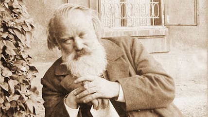 Leicht beschwipst? Johannes Brahms im Jahr 1896 in Wien.