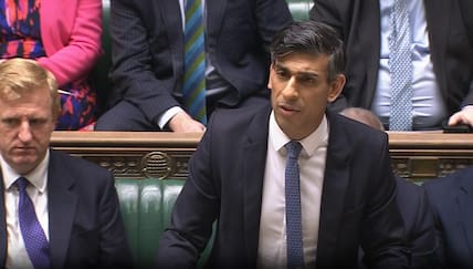 Der britische Premierminister Rishi Sunak will die Lage im Nahen Osten ebenfalls entspannen.