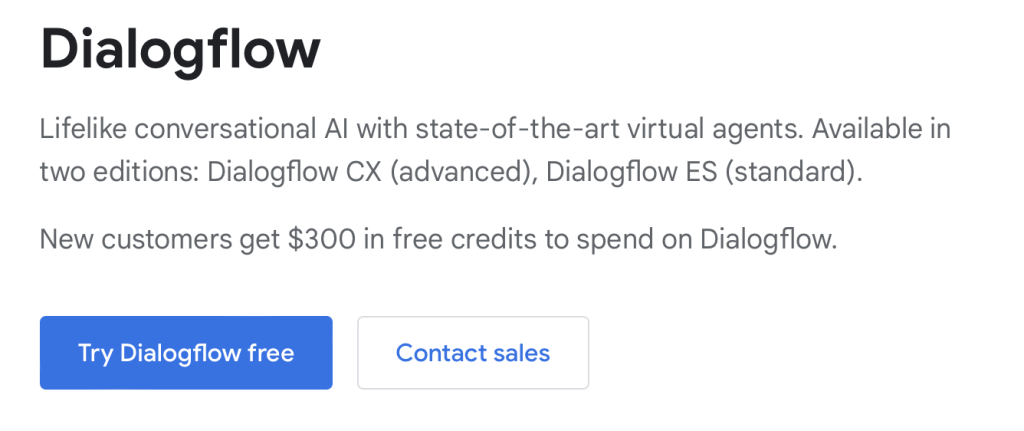 dialog flow ai chatbot