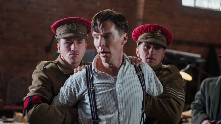 Benedict Cumberbatch in The Imitation Game.