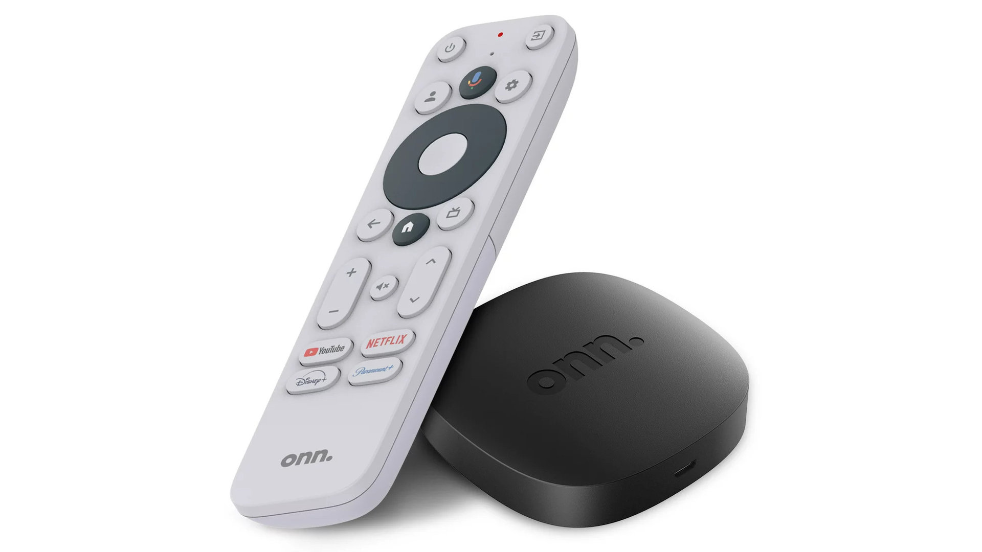 Walmart Onn 4K Google TV Box and remote