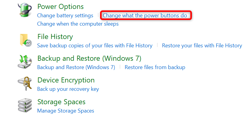 System and Security tab in Windows 11 Control Panel. 