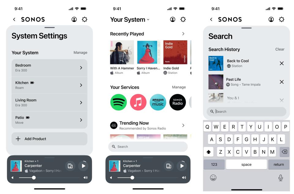 Sonos 2024 app redesign