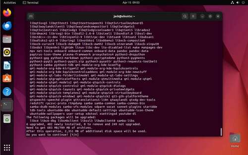 Installing Deepin desktop on Ubuntu.