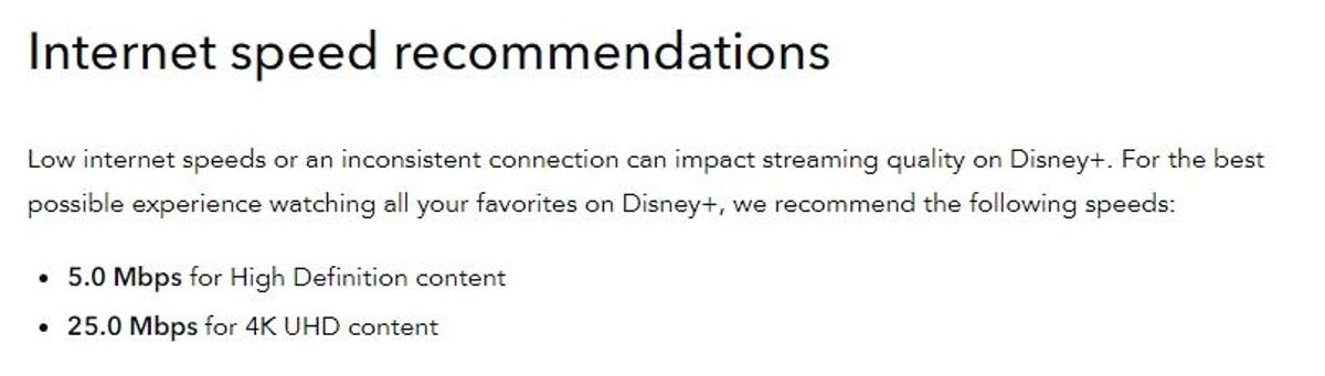 Disney speed requirements