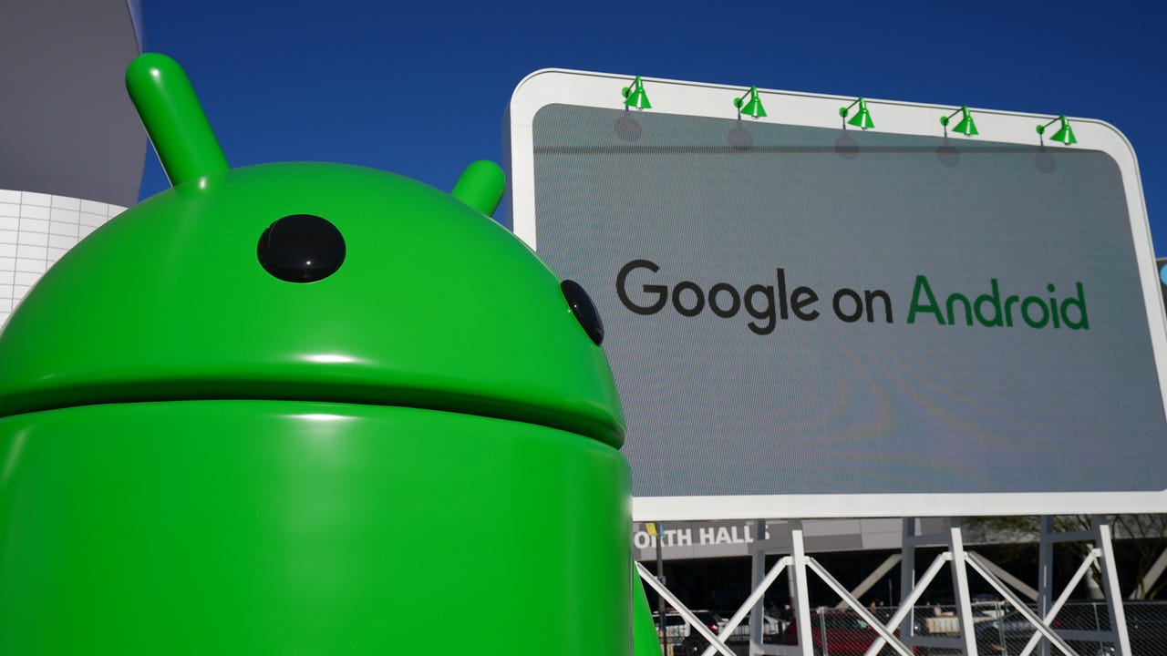 Android figure at Google CES 2024