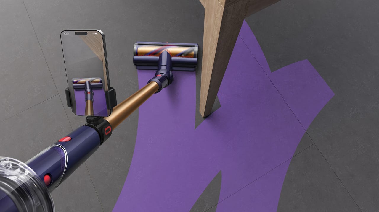 Dyson Gen5detect stick vacuum with CleanTrace LiDAR