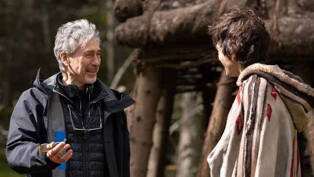 Tony Gilroy on the set of Andor. 