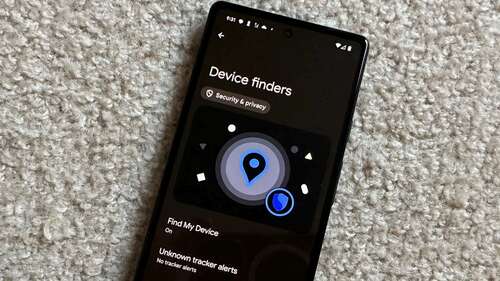 Google's Find My setting