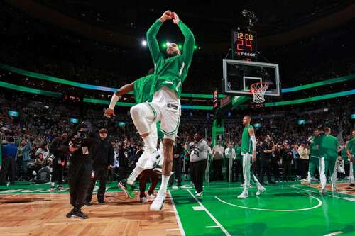 Jayson Tatum of the Boston Celtics