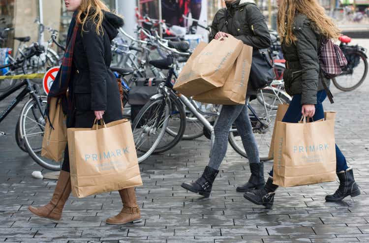 Shopping bags from Primark