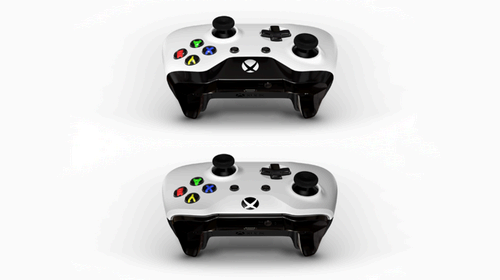 Xbox controllers demonstrating Bluetooth capability