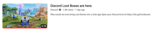 Discord Loot Boxes YouTube video screenshot